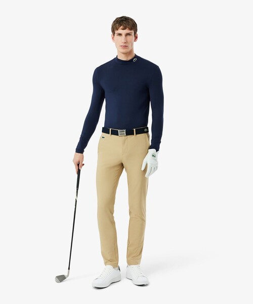 LACOSTE（ラコステ）の「ウルトラドライモックネックTシャツ（Tシャツ/カットソー・メンズ・ホワイト/ネイビー・3/4/5）」の16枚目の写真