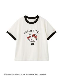 新品⭐︎サンリオハウス ジェラピケ キティ Tシャツ ジェラートピケ サンリオハウス ハローキティ Tシャツ 総柄ショート