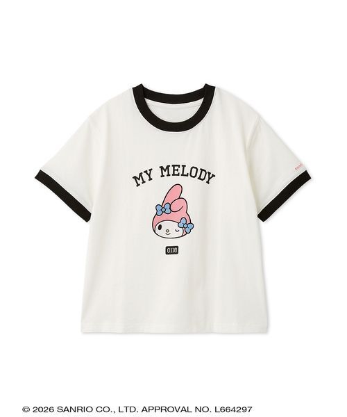 sanrio house(サンリオハウス)の「クロップド丈リンガーTシャツ(Tシャツ/カットソー・レディース・B/C/A・S/M)」の4枚目の写真