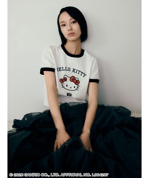 sanrio house(サンリオハウス)の「クロップド丈リンガーTシャツ(Tシャツ/カットソー・レディース・B/C/A・S/M)」の11枚目の写真