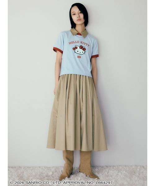 sanrio house(サンリオハウス)の「クロップド丈リンガーTシャツ(Tシャツ/カットソー・レディース・B/C/A・S/M)」の13枚目の写真