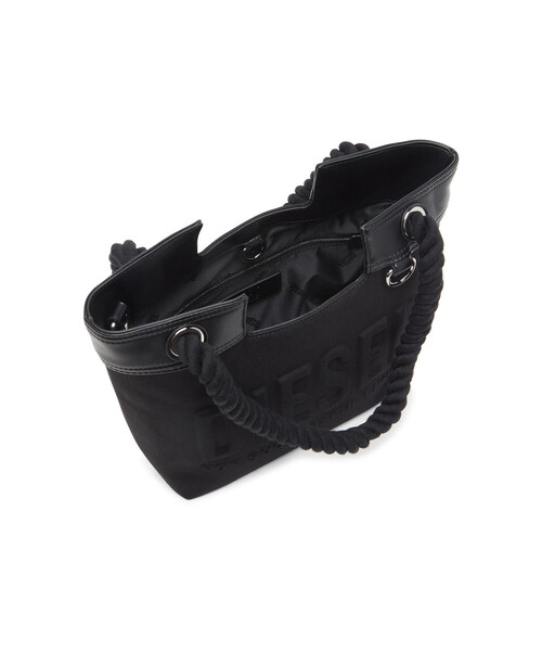 DIESEL（ディーゼル）の「ウィメンズ  DSL 3D SHOPPER XS（トートバッグ・レディース・オフホワイト/ブラック・UNI）」の6枚目の写真