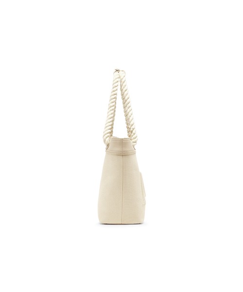 DIESEL（ディーゼル）の「ウィメンズ ショッパーバッグ XS DSL 3D SHOPPER XS（トートバッグ・レディース・オフホワイト/ブラック・UNI）」の4枚目の写真