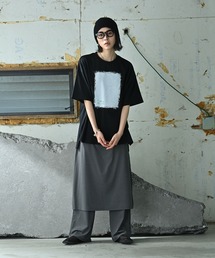 funda mine（ファンダマイン）の「アンフィニッシュドTシャツ（Tシャツ/カットソー）」