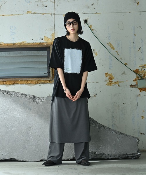 アンフィニッシュドTシャツ（Tシャツ/カットソー）｜funda mine