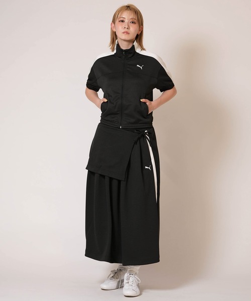 PUMA（プーマ）の「PUMA/プーマ スカート T7 ミディ プリーツ 636872（スカート・レディース・ブラック/ブラウン・M/L）」の5枚目の写真