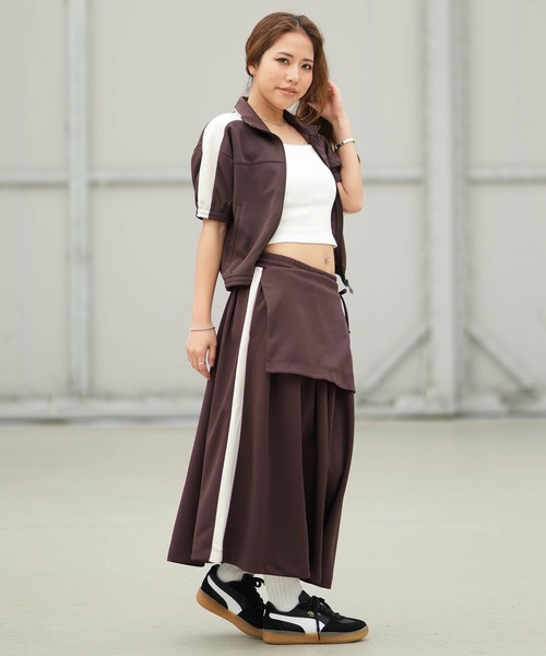 PUMA（プーマ）の「PUMA/プーマ スカート T7 ミディ プリーツ 636872（スカート・レディース・ブラック/ブラウン・M/L）」の14枚目の写真