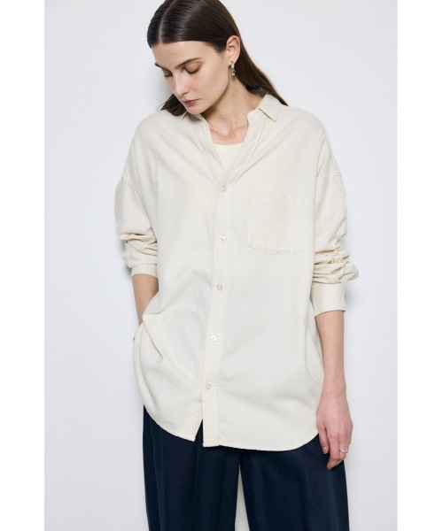 AZUL by moussy(アズールバイマウジー)の「アーバンチェックオーバールーズシャツ(シャツ/ブラウス・レディース・アイボリー/ベージュ系その他/ブラック系その他・FREE)」の5枚目の写真