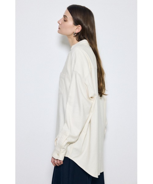 AZUL by moussy(アズールバイマウジー)の「アーバンチェックオーバールーズシャツ(シャツ/ブラウス・レディース・アイボリー/ベージュ系その他/ブラック系その他・FREE)」の7枚目の写真