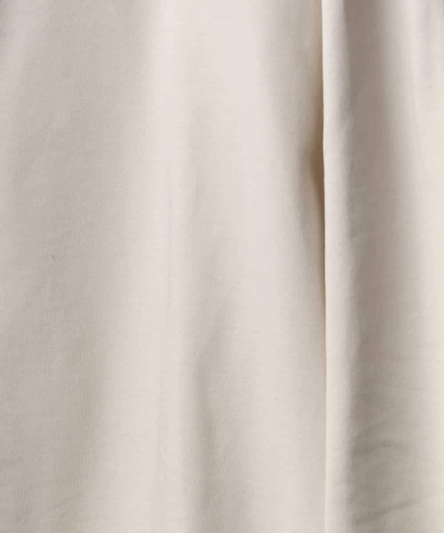 MICHEL KLEIN(ミッシェル・クラン)の「タックデザイン バスクTシャツ(Tシャツ/カットソー・レディース・アイボリー/ブルー・40/38)」の8枚目の写真