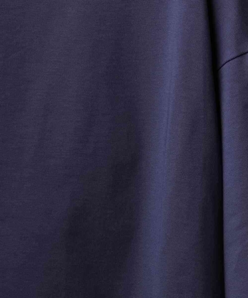 MICHEL KLEIN(ミッシェル・クラン)の「タックデザイン バスクTシャツ(Tシャツ/カットソー・レディース・アイボリー/ブルー・40/38)」の9枚目の写真