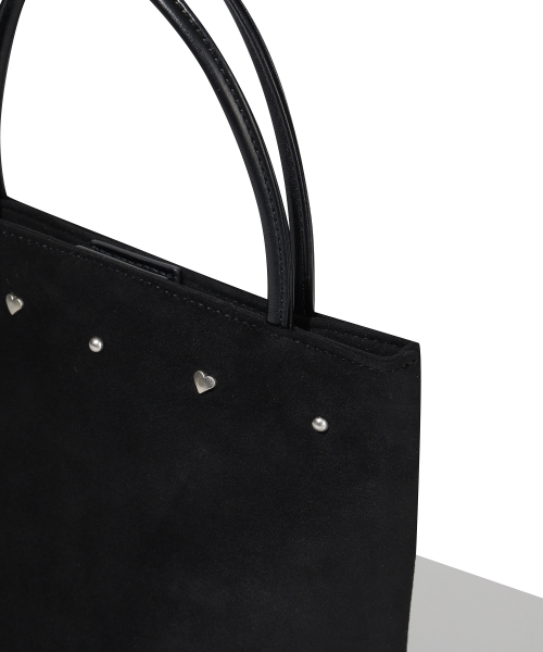 COVERNAT WOMAN（カバーナットウーマン）の「ウーマンクローバーハートスエードトートバッグ Black（トートバッグ・レディース・その他・F）」の5枚目の写真
