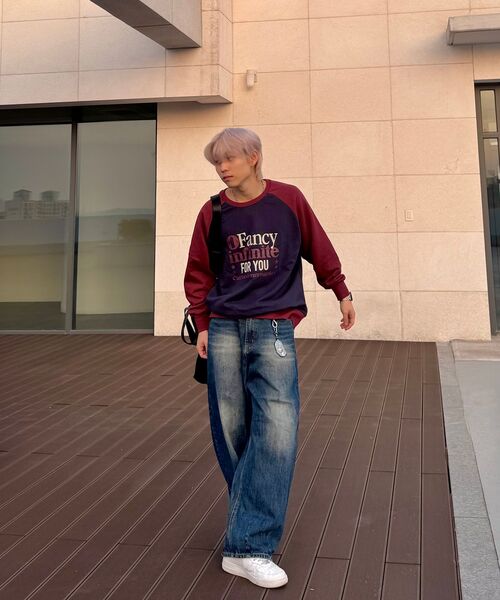 CACTUSDONUTMARKET(カクタスドーナツマーケット)の「Fancy Infinite Raglan Sweatshirt - Burgundy(スウェット・レディース・その他・LARGE)」の9枚目の写真