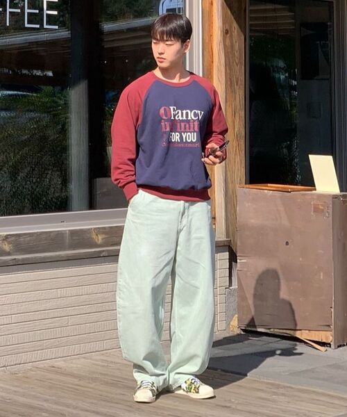 CACTUSDONUTMARKET(カクタスドーナツマーケット)の「Fancy Infinite Raglan Sweatshirt - Burgundy(スウェット・レディース・その他・LARGE)」の12枚目の写真