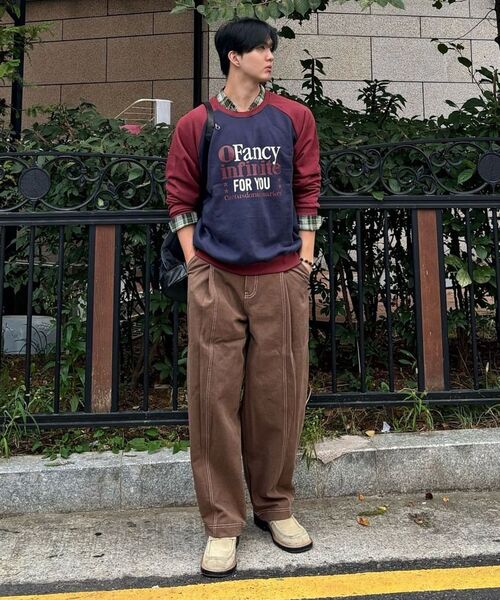 CACTUSDONUTMARKET(カクタスドーナツマーケット)の「Fancy Infinite Raglan Sweatshirt - Burgundy(スウェット・レディース・その他・LARGE)」の22枚目の写真