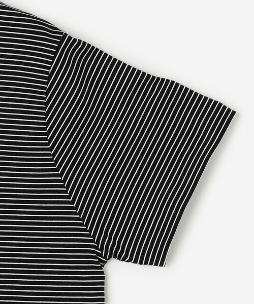 handvaerk（ハンドバーク）の「handvaerk | 60/2 クルーネック半袖Tシャツ STRIPE WOMEN（Tシャツ/カットソー・レディース・ホワイト系その他/ブラック系その他・M/S）」の4枚目の写真