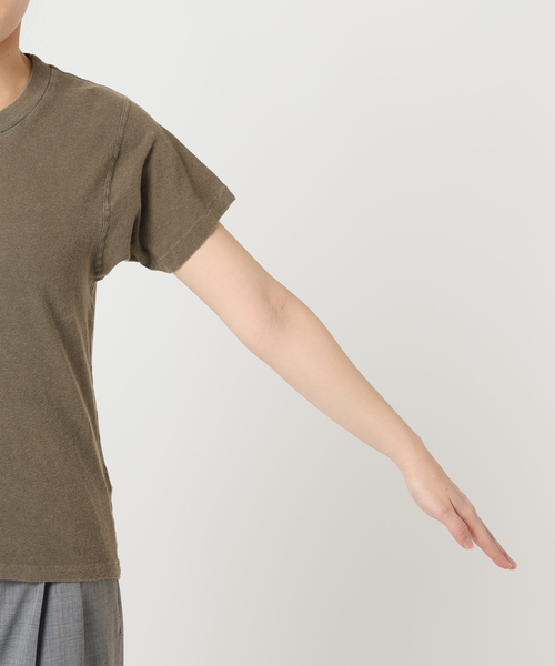 CITYSHOP（シティーショップ）の「ASHER AMELIA VINTAGE TEE L232-J101：Tシャツ（Tシャツ/カットソー・レディース・カーキ・SMALL）」の13枚目の写真