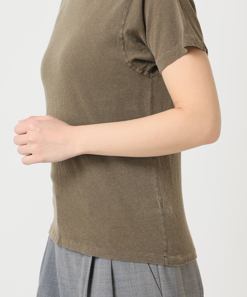 CITYSHOP（シティーショップ）の「ASHER AMELIA VINTAGE TEE L232-J101：Tシャツ（Tシャツ/カットソー・レディース・カーキ・SMALL）」の14枚目の写真