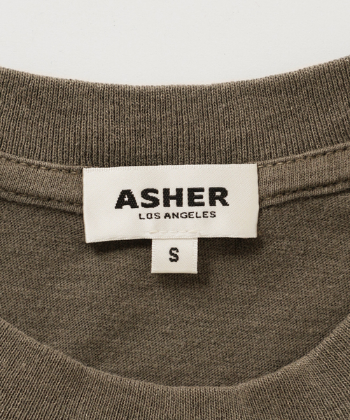 CITYSHOP（シティーショップ）の「ASHER AMELIA VINTAGE TEE L232-J101：Tシャツ（Tシャツ/カットソー・レディース・カーキ・SMALL）」の16枚目の写真