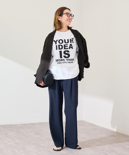 FRAMeWORK（フレームワーク）の「LINENメッシュジャケット（テーラードジャケット・レディース・ベージュ/ブラック・38/36）」の12枚目の写真