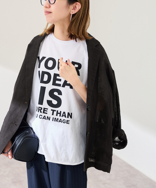 FRAMeWORK（フレームワーク）の「LINENメッシュジャケット（テーラードジャケット・レディース・ベージュ/ブラック・38/36）」の14枚目の写真