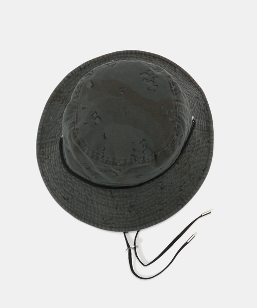 SUBLIME（サブライム）の「SUBLiMEROW / サブライムロー DYED CAMO SAFARI HAT（ハット・レディース・ピンク/サックスブルー/ブラック・FREE）」の7枚目の写真