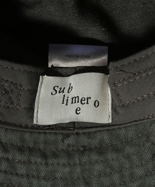 SUBLIME（サブライム）の「SUBLiMEROW / サブライムロー DYED CAMO SAFARI HAT（ハット・レディース・ピンク/サックスブルー/ブラック・FREE）」の10枚目の写真