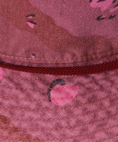 SUBLIME（サブライム）の「SUBLiMEROW / サブライムロー DYED CAMO SAFARI HAT（ハット・レディース・ピンク/サックスブルー/ブラック・FREE）」の14枚目の写真
