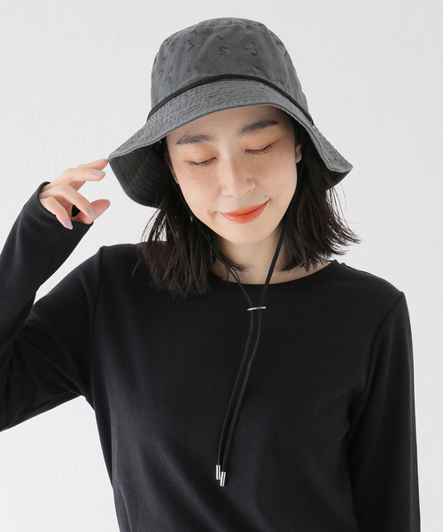 SUBLIME（サブライム）の「SUBLiMEROW / サブライムロー DYED CAMO SAFARI HAT（ハット・レディース・ピンク/サックスブルー/ブラック・FREE）」の15枚目の写真