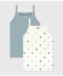 PETIT BATEAU | プリントキャミソール２枚組(インナーウェア/肌着)
