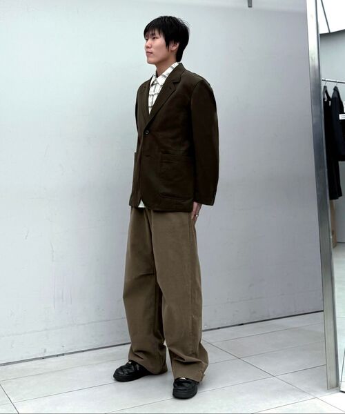 INSILENCE(インサイロンス)の「エイシッドナイロンブレザー ブラウン(テーラードジャケット・レディース・その他・SMALL/MEDIUM/LARGE)」の4枚目の写真