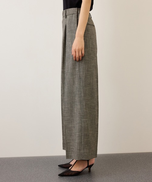 ROPE'（ロペ）の「カラミ織りワンタックワイドパンツ/セットアップ対応・イージーケア（その他パンツ・レディース・ブラック系その他/ネイビー・34/38/36）」の19枚目の写真