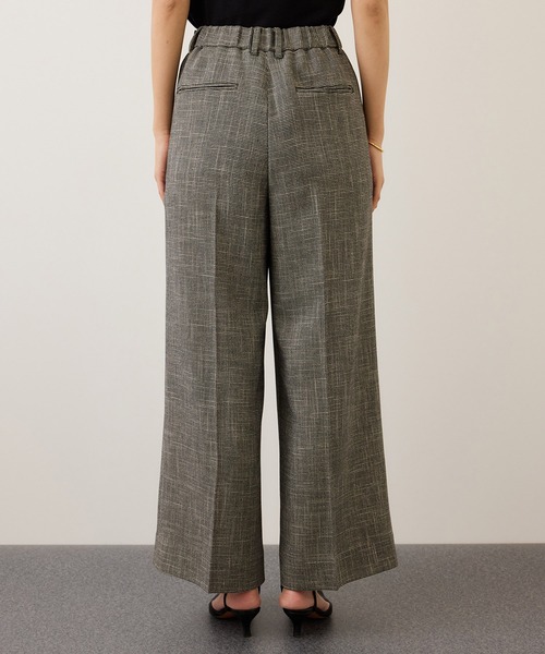 ROPE'（ロペ）の「カラミ織りワンタックワイドパンツ/セットアップ対応・イージーケア（その他パンツ・レディース・ブラック系その他/ネイビー・34/38/36）」の20枚目の写真