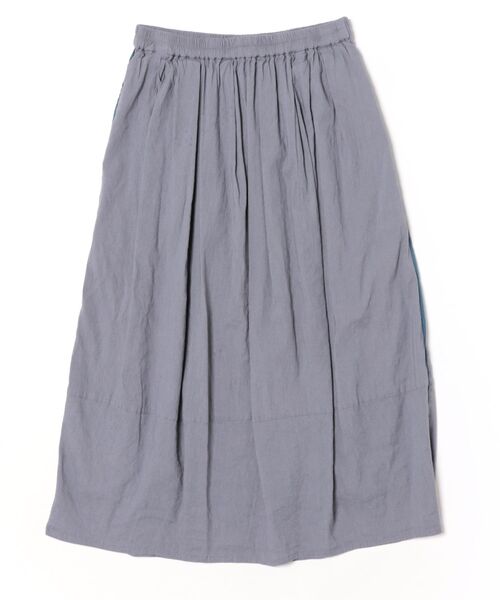 SUPER HAKKA（スーパーハッカ）の「レーヨン麻ストレッチギャザースカート（スカート・レディース・ベージュ/チャコール/ブルー・FREE）」の6枚目の写真