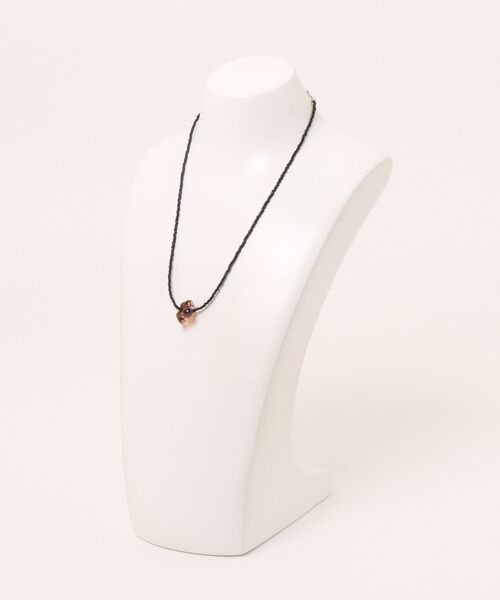 mysty woman（ミスティウーマン）の「フラワービーズネックレス 671509（ネックレス・レディース・ブラウン・FREE）」の11枚目の写真