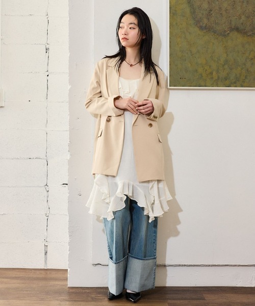 mysty woman（ミスティウーマン）の「フラワービーズネックレス 671509（ネックレス・レディース・ブラウン・FREE）」の10枚目の写真