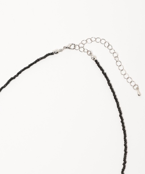 mysty woman（ミスティウーマン）の「フラワービーズネックレス 671509（ネックレス・レディース・ブラウン・FREE）」の15枚目の写真