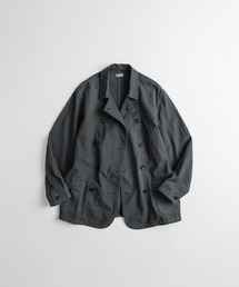BEHEAVYER（ビヘイビアー）の「DYED C/L FRENCH DB JACKET faded black（テーラードジャケット）」