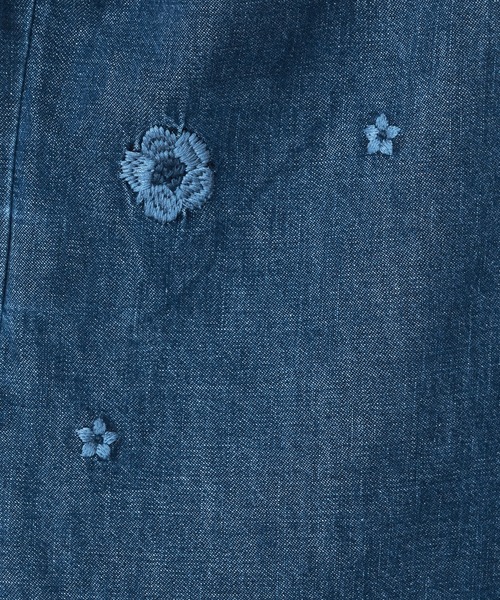 Lee(リー)の「Wrangler/ラングラー【US ORIGINAL】27MW ウエスタンデニムシャツ フラワーエンブロイダリー(シャツ/ブラウス・メンズ・ブルー・LARGE/MEDIUM/SMALL)」の12枚目の写真