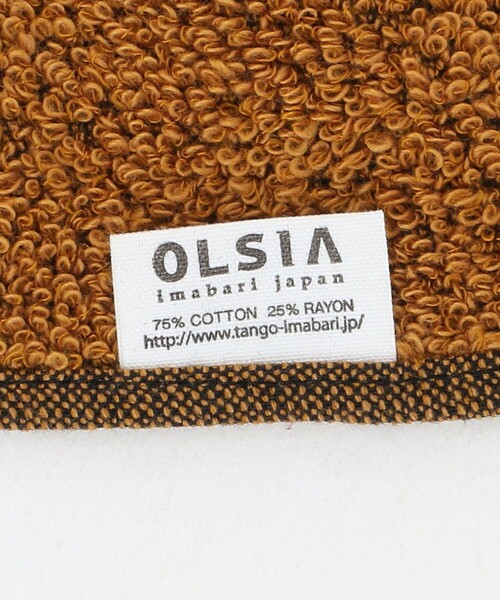 green label relaxing（グリーンレーベルリラクシング）の「＜OLSIA＞2Couleurs ハーフハンカチタオル（ハンカチ/ハンドタオル・レディース・レッド/ワイン/ライトピンク/オレンジ/イエロー/ケリーグリーン・FREE）」の10枚目の写真