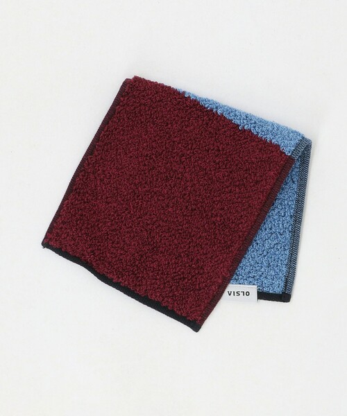 green label relaxing（グリーンレーベルリラクシング）の「＜OLSIA＞2Couleurs ハーフハンカチタオル（ハンカチ/ハンドタオル・レディース・レッド/ワイン/ライトピンク/オレンジ/イエロー/ケリーグリーン・FREE）」の15枚目の写真