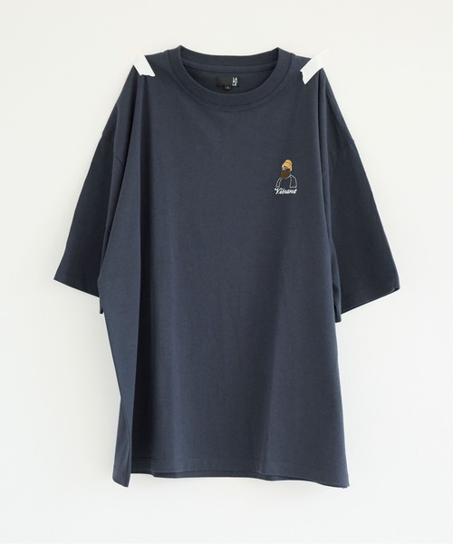 LAKOLE(ラコレ)の「ヒゲオジサガラTEE / 647922(Tシャツ/カットソー・メンズ・ネイビー/ホワイト/ライトグレー/ブラック・LARGE/MEDIUM/X-LARGE)」の4枚目の写真