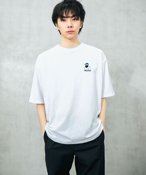 LAKOLE(ラコレ)の「ヒゲオジサガラTEE / 647922(Tシャツ/カットソー・メンズ・ネイビー/ホワイト/ライトグレー/ブラック・LARGE/MEDIUM/X-LARGE)」の9枚目の写真