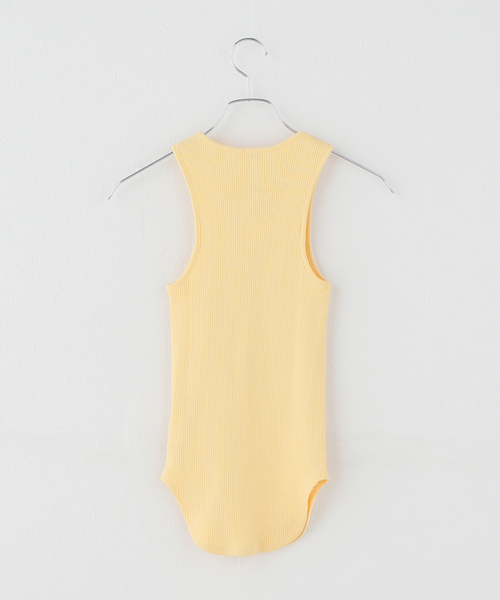 IENA（イエナ）の「BOWTE/バウト HIGH TWIST COTTON TK TOP タンクトップ 261-02-0004（タンクトップ・レディース・イエロー・FREE）」の6枚目の写真