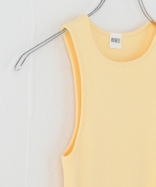 IENA（イエナ）の「BOWTE/バウト HIGH TWIST COTTON TK TOP タンクトップ 261-02-0004（タンクトップ・レディース・イエロー・FREE）」の7枚目の写真