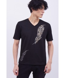 TORNADO MART∴タックドアロージャカード長袖カットソー（Tシャツ 