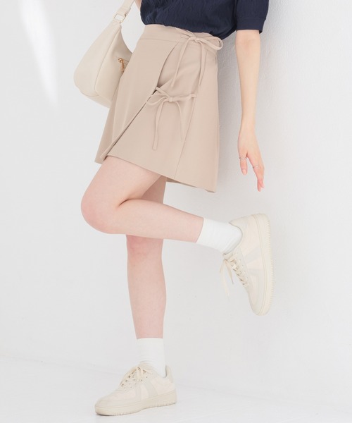 裏地パンツ付ミニスカート（スカート）｜Honeys（ハニーズ）の