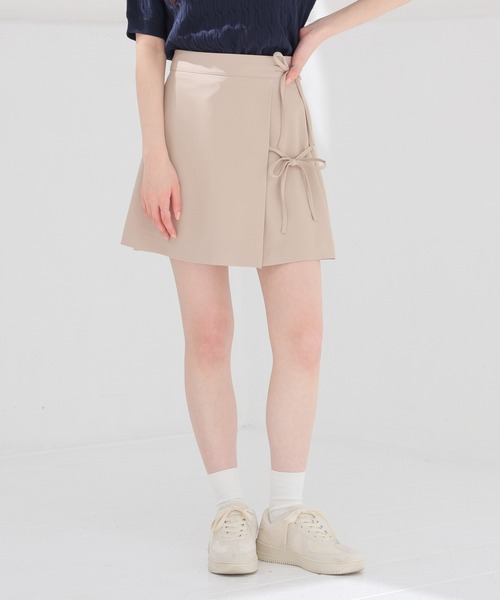 Honeys(ハニーズ)の「裏地パンツ付ミニスカート(スカート・レディース・ベージュ/ブラック/杢グレー・L/M/S/SS)」の13枚目の写真