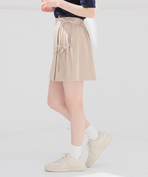 Honeys(ハニーズ)の「裏地パンツ付ミニスカート(スカート・レディース・ベージュ/ブラック/杢グレー・L/M/S/SS)」の14枚目の写真