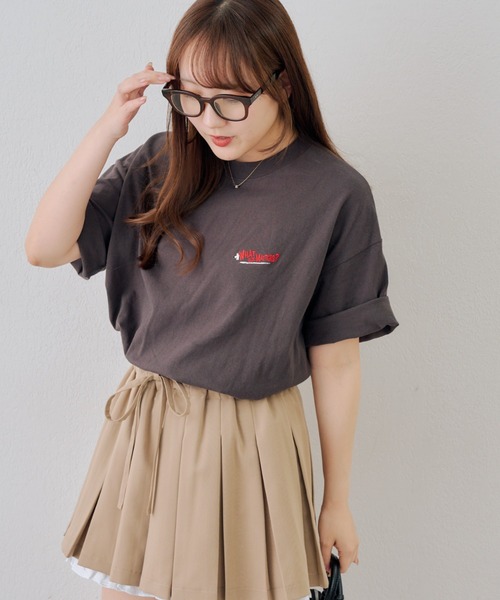 Another Branch olive des olive（アナザーブランチオリーブデオリーブ）の「【人気シリーズ！】オバケ刺繍Tシャツ（Tシャツ/カットソー・レディース・オートミール/スミクロ/サックスブルー/オフホワイト・FREE）」の17枚目の写真